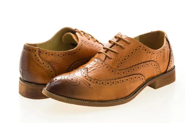100 % Genuine Leather Officer Class Lace-Ups Formal Shoes Brogues For Men (Copy)