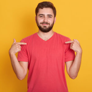 Men Solid Round Neck Organic Cotton Red T-Shirt