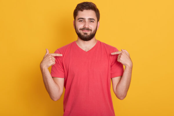 Men Solid Round Neck Organic Cotton Red T-Shirt