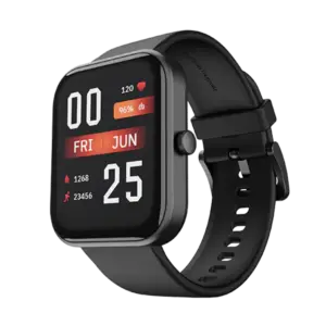 boAt Wave Fury with 1.83'' HD Display, Bluetooth Calling & Functional Crown Smartwatch  (Active Black Strap, Free Size)
